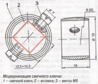Модернизация свечного ключа
