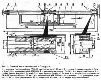 Рис. 3. Задний мост пневмохода «Патруль»