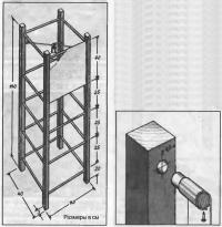 Чертеж и размеры торшера