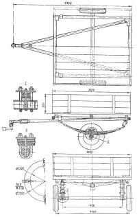 Чертеж прицепа