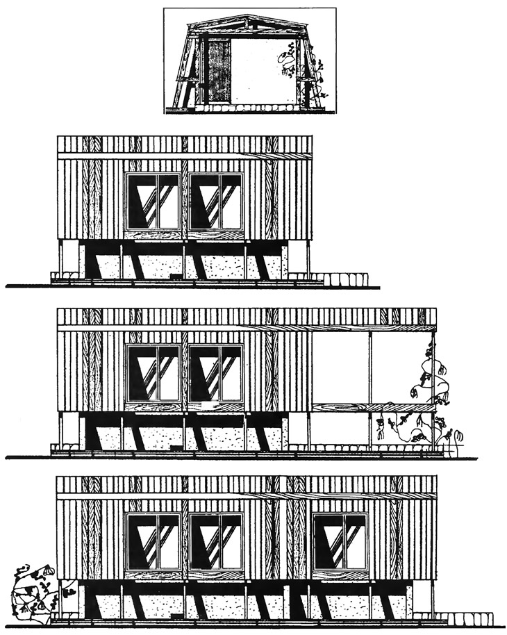Этапы строительства домика