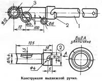 Конструкция выдвижной ручки