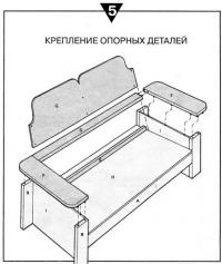 Крепление опорных деталей