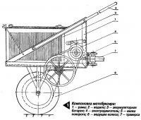 Рис. 1. Компоновка мотобуксира