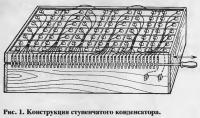 Рис. 1. Конструкция ступенчатого конденсатора