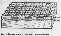 Рис. 1. Конструкция ступенчатого конденсатора