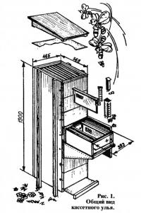 Рис. 1. Общий вид кассетного улья
