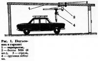 Рис. 1. Подъемник в гараже