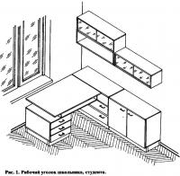 Рис. 1. Рабочий уголок школьника, студента