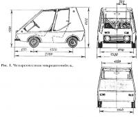 Рис. 1. Размеры автомобиля