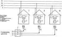 Рис. 1. Схема трехфазного питания