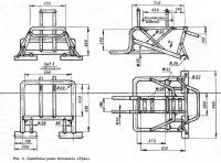 Рис. 2. Доработка рамы мотоцикла «Урал»