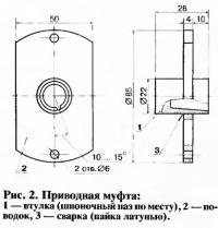 Рис. 2. Приводная муфта