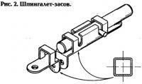 Рис. 2. Шпингалет-засов