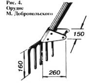 Рис. 4. Лопата М. Добровольского