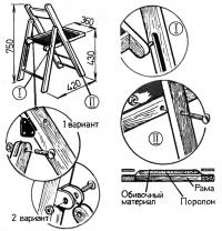 Рис. 4. Технология сборки складного стула