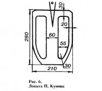 Рис. 6. Лопата П. Кунина