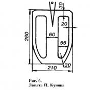 Рис. 6. Лопата П. Кунина