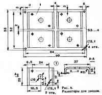 Рис. 6. Радиаторы для диодов