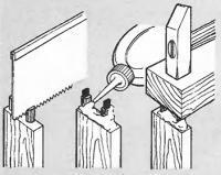 Рис. 6. Укрепление шкантов