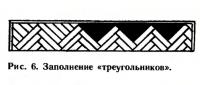 Рис. 6. Заполнение «треугольников»