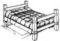 Внешний вид деревянной кровати