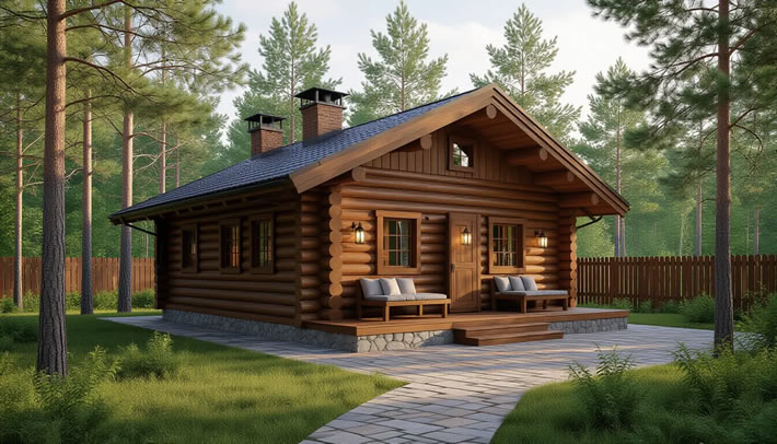 Русская баня из бревен: уют и традиции на вашем приусадебном участке